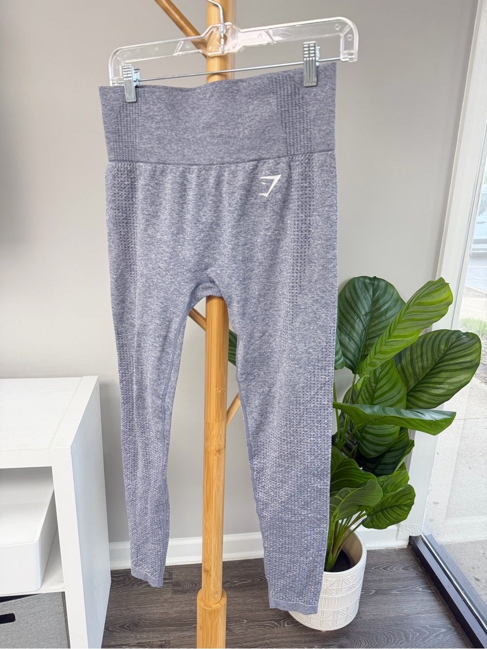 Gymshark Vital Seamless Leggings Smokey Blue Marl Sz Small 4|6
